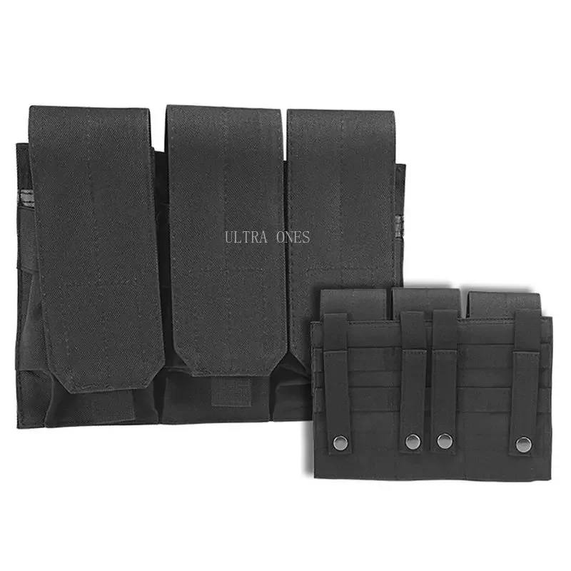 Bolsa táctica para cargador, bolsa doble Triple para Rifle, pistola Mag, Airsoft, caza, AK47, M14, M4, AR 15, 5,56 - imagen 3