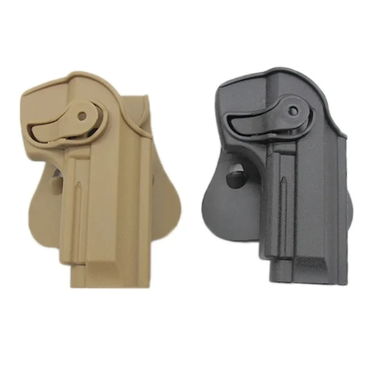 Funda táctica para pistola Colt 1911 Berett M92, funda para cinturón Airsoft con bolsa Mag para Glock 17 19, accesorios para pistola de caza - imagen 4
