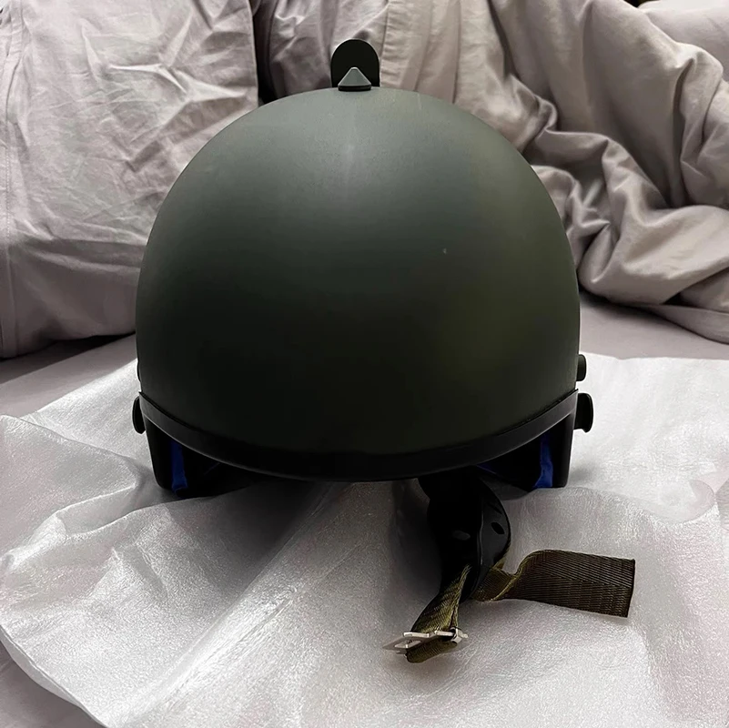 Casco táctico estilo MASKA-1Sch con protector facial de metal extraíble – Modelo de entrenamiento ABS para airsoft y cosplay de convención - imagen 5