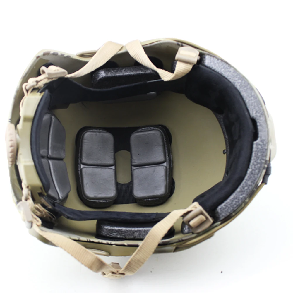 Casco táctico MH de combate rápido, equipo de protección para Paintball, Airsoft, para deportes de campo CS - imagen 5