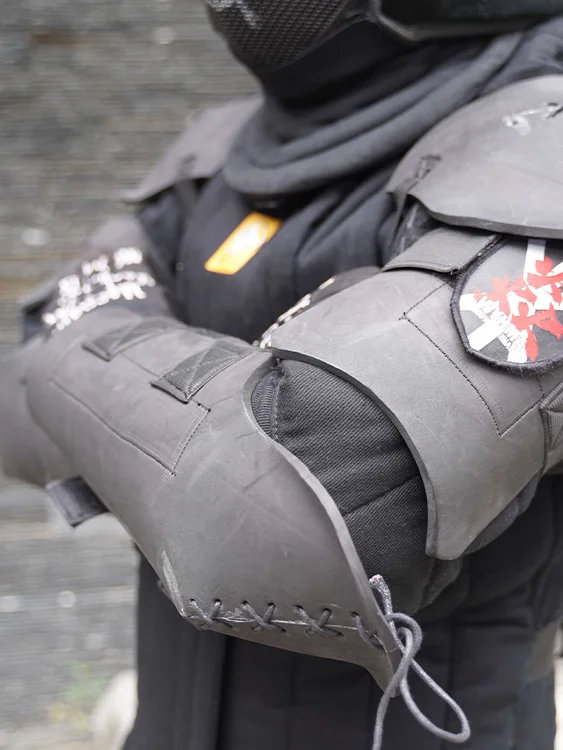 Espada de tamaño mediano, soldado externo, huelga, espada europea, soldado corto, protección para brazos y hombros - imagen 2