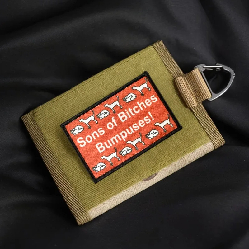 Parche táctico con impresión divertida, insignia de moral militar, parche de gancho y bucle para mochila, ropa decorativa