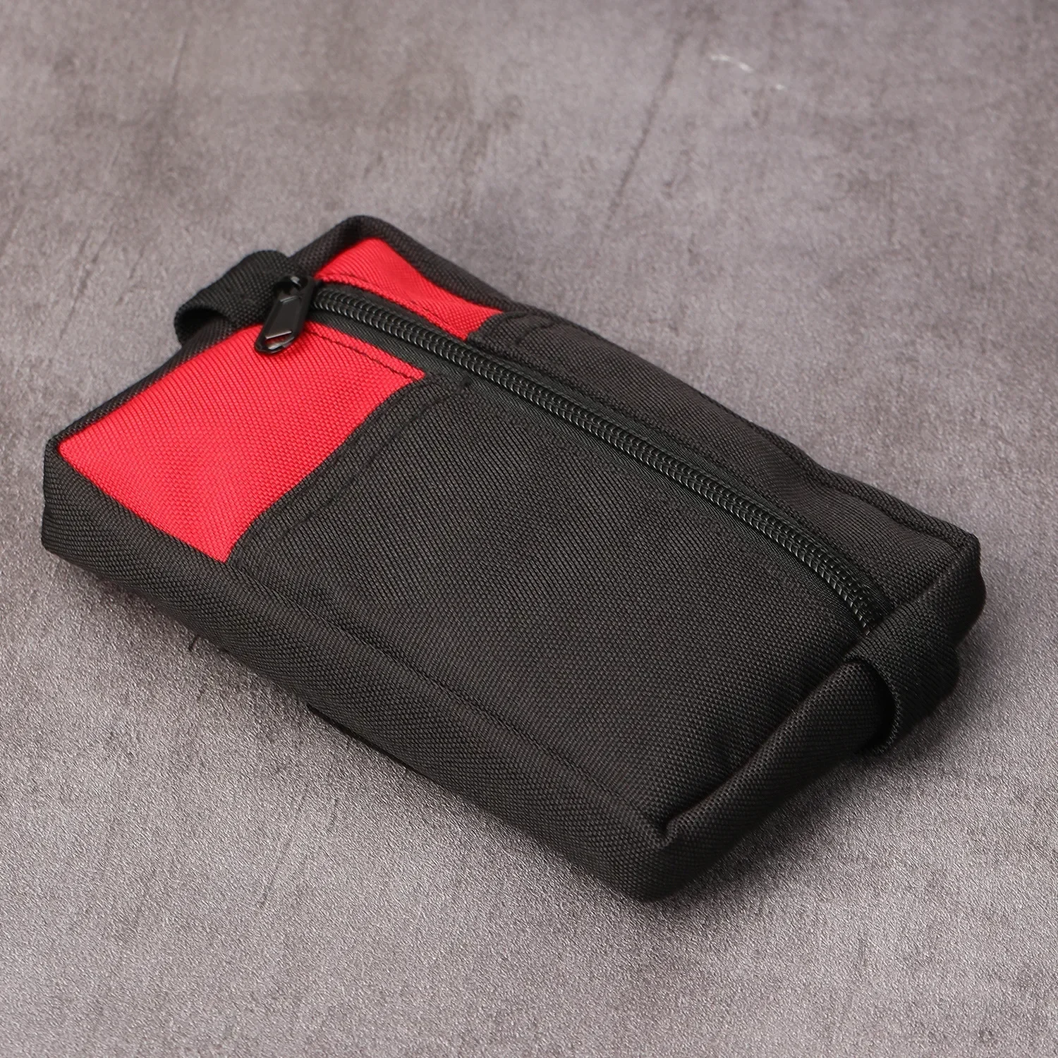 Bolsillo multiherramienta con cremallera, bolsillo EDC pequeño, bolsa de utilidad, linterna, cuchillo Molle, bolsa de cintura con cremallera para actividades al aire libre - imagen 5