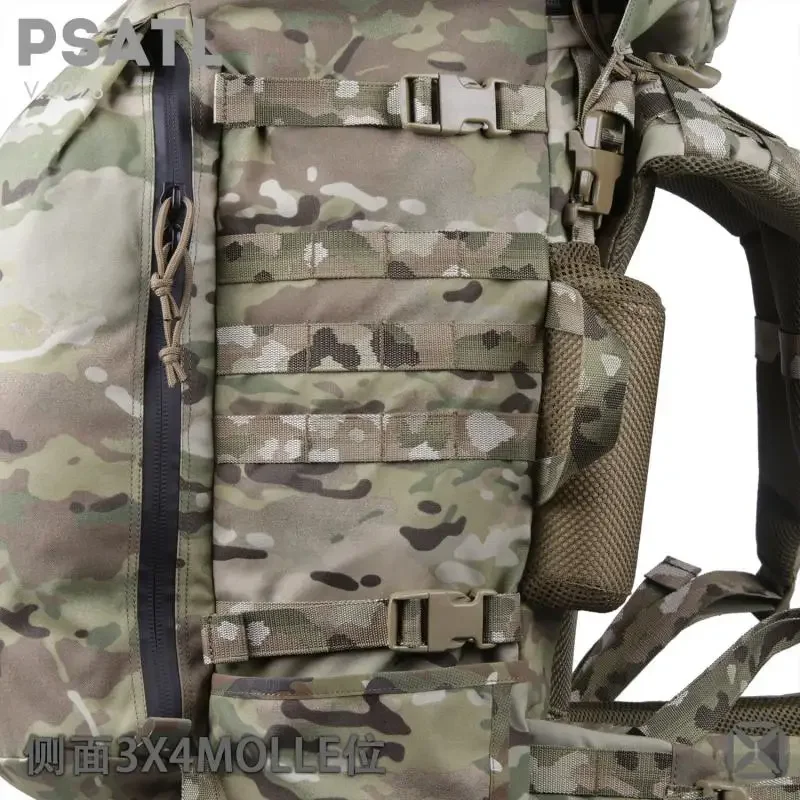 Nuevo Mochila ajustable de alta comodidad para exteriores de fibra de carbono de 60 L de tela de camuflaje Original - imagen 4