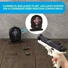 Prueba láser de puntuación electrónica de inducción infrarroja, práctica de tiro sensible al Color con efectos de sonido, equipo de juguete de entrenamiento - imagen 4