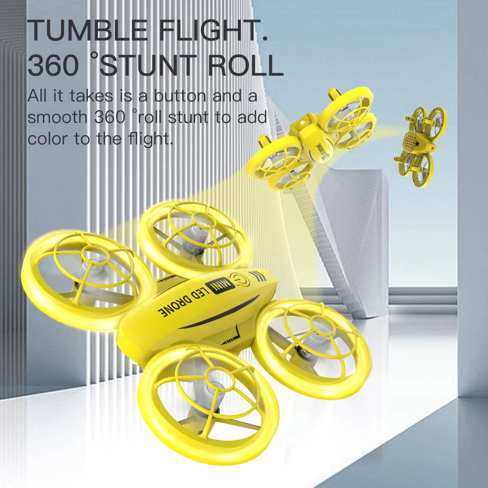 SG300S360 °   Dron de despegue con un solo clic para evitar obstáculos, presión de aire, mantenimiento de altitud, luz LED, cuadricóptero, avión para niños - imagen 5
