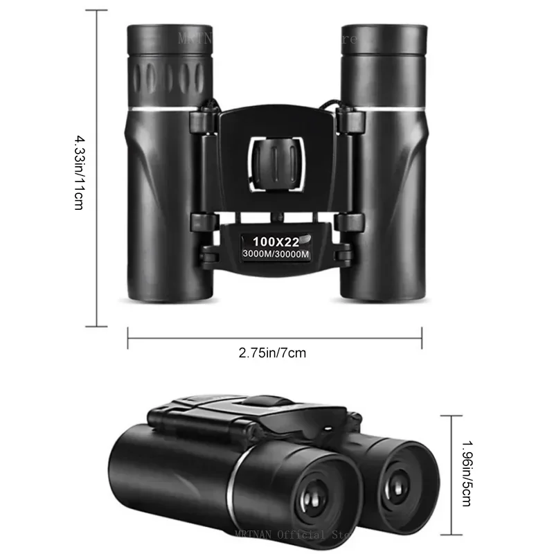 100x22 Telescope Professional BAK4 Powerful Binoculars Long Range Portable Monocular or Camping Tourism Outdoor - imagen 5