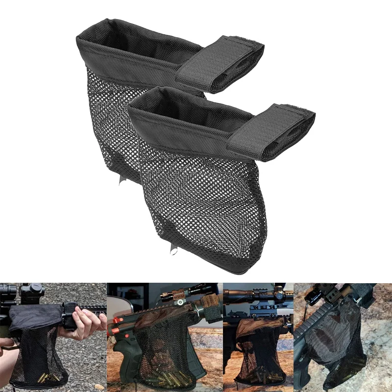 Cartucho receptor de carcasa de latón, carcasa de colector de malla de nailon, agarre duradero y malla ajustable, accesorios para balas de revistas - imagen 5