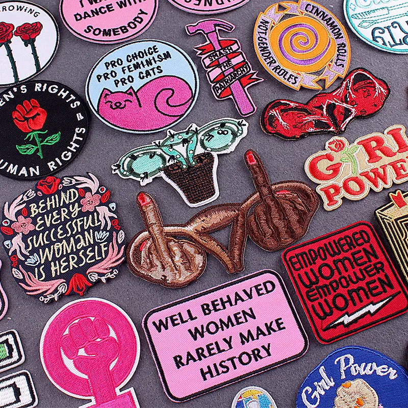 Parches termoadhesivos para ropa, insignias de letras para ropa, parches bordados a rayas, bricolaje - imagen 2