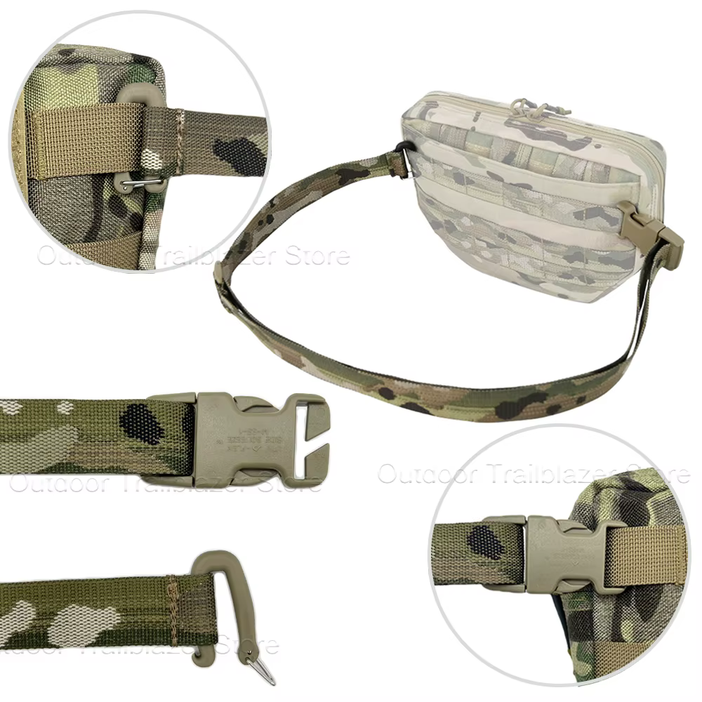 Correa conectora MOLLE ajustable para bolsas y accesorios tácticos - imagen 3