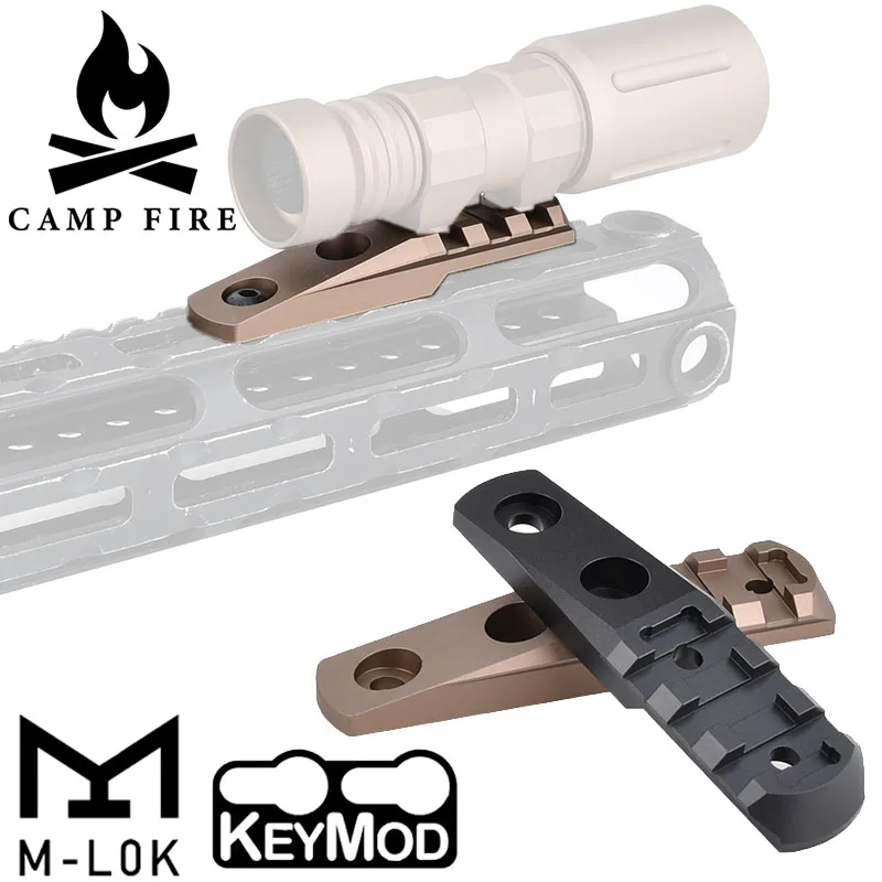 Surefir M300 M600 PLHV2 soporte para linterna compatible con sistema de carril MLOK KEYMOD Base CNC de Metal equipo de caza Airsoft accesorios para juegos de guerra