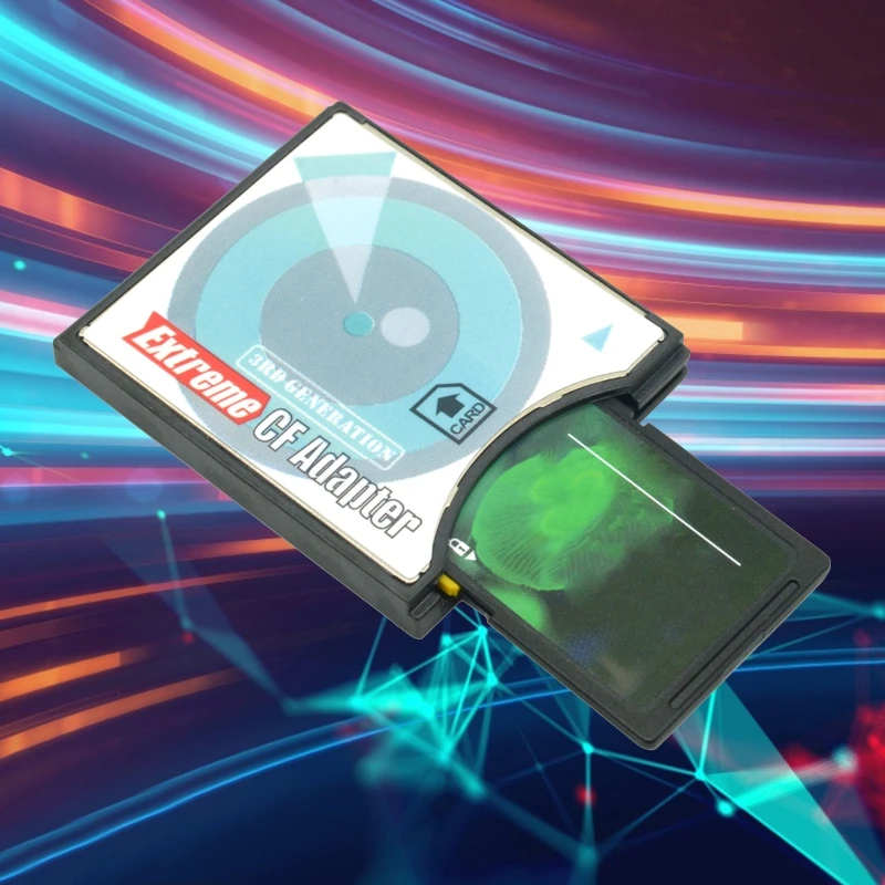 Extreme CF para adaptador MMC a Flash compacto tipo II funda de lector para-DSLC P Dropship - imagen 3