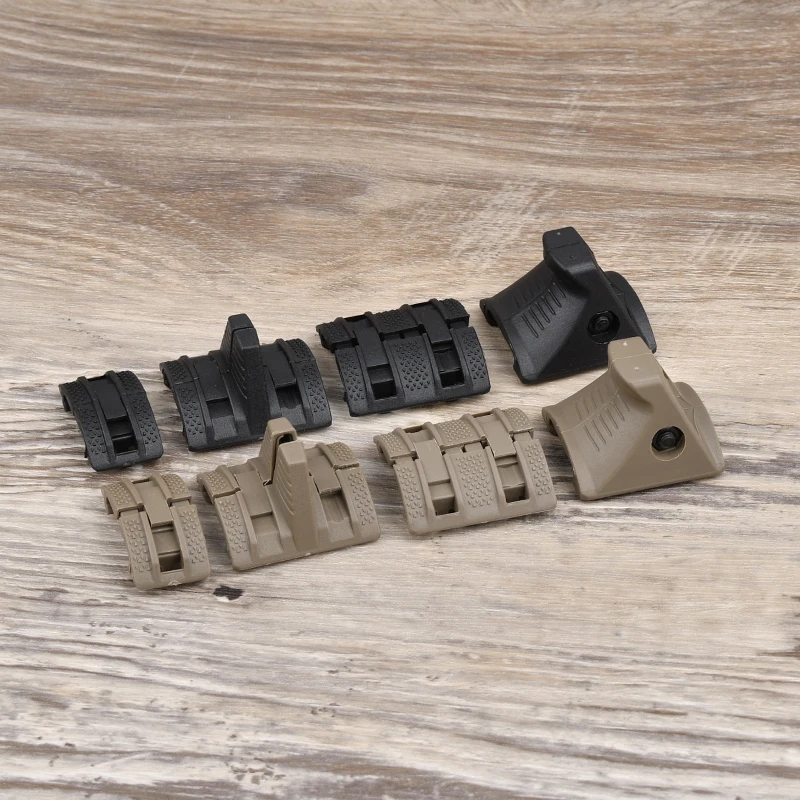 Airsoft KAC XTM táctica 16 piezas accesorios antideslizantes EMagpul 20mm Kit de montaje de riel tejedor paneles protectores de riel conos de nailon - imagen 2