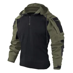 Camisa táctica manga larga camuflaje CP para caza y senderismo