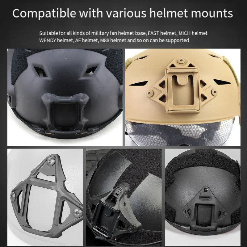 Cos accesorio de casco táctico Pvs14, soporte de conexión de brazo en J, visión nocturna de un solo barril, camión volquete de Metal - imagen 3