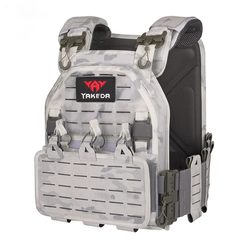 Chaleco táctico 6094 PANA Mc Alpine Snow camuflaje blanco láser tira rápida MCAP - imagen 3