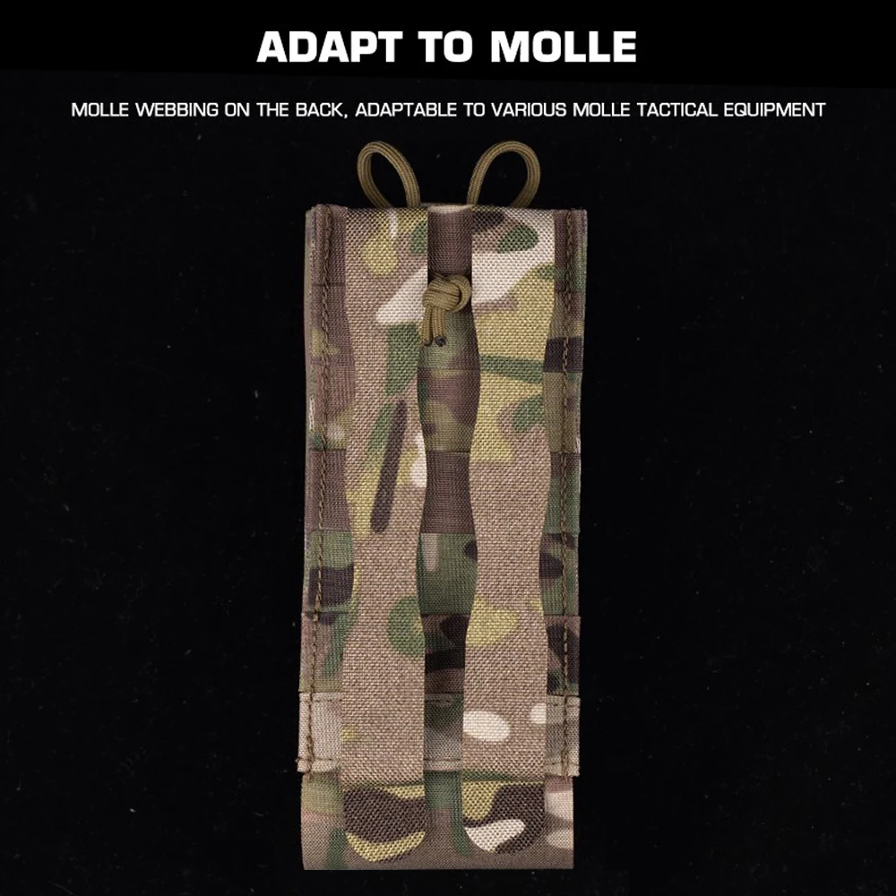 Bolsa táctica ajustable para Radio, Universal, para caza al aire libre, combate, juego Airosft, Walkie Talkie, sistema MOLLE, chaleco, equipo de transporte - imagen 3