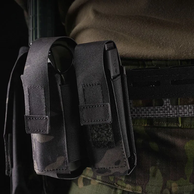 Bolsa EDC táctica para cuchillo Molle, accesorios de caza, paquete de herramientas para exteriores, torniquete de Paintball, 9mm - imagen 2