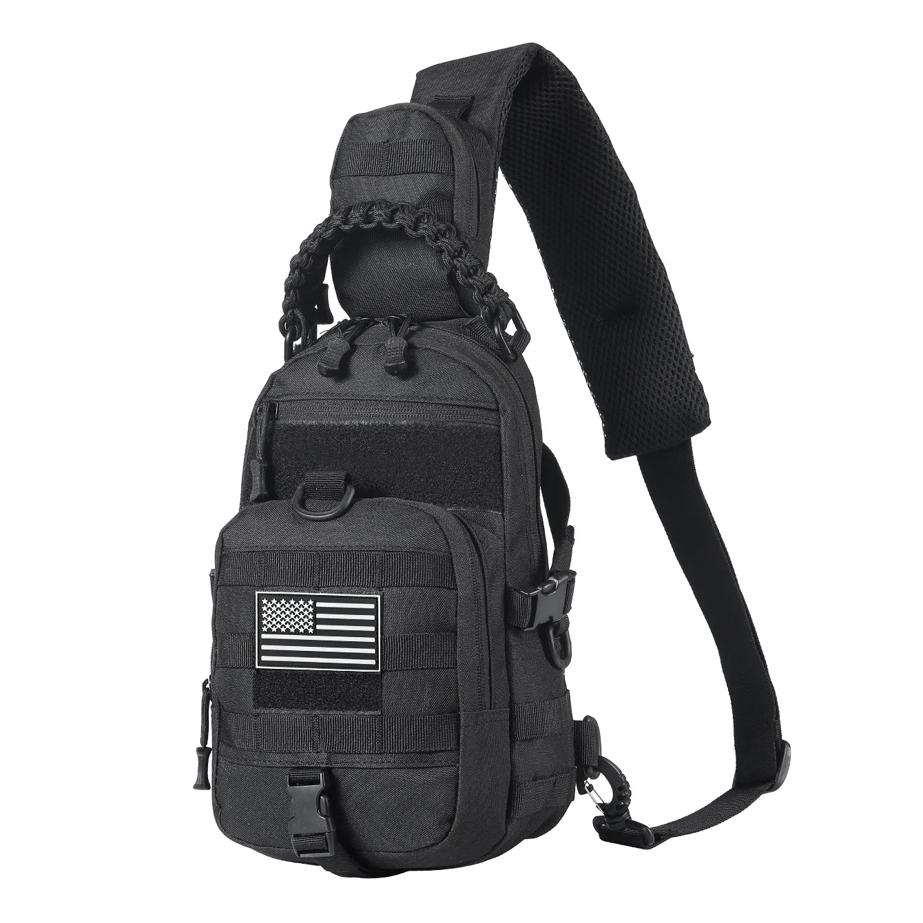 Bolsa de pecho multifuncional para deportes al aire libre, mochila de pecho portátil ligera y de gran capacidad para correr, Fitness, viajes - imagen 2