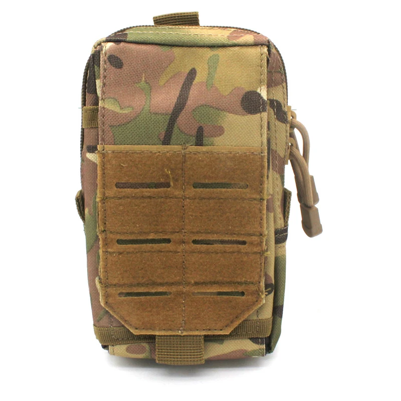 Bolsa táctica Molle para hombre, riñonera con bolsillo para caza, viaje, Camping, funda con soporte para teléfono móvil - imagen 4