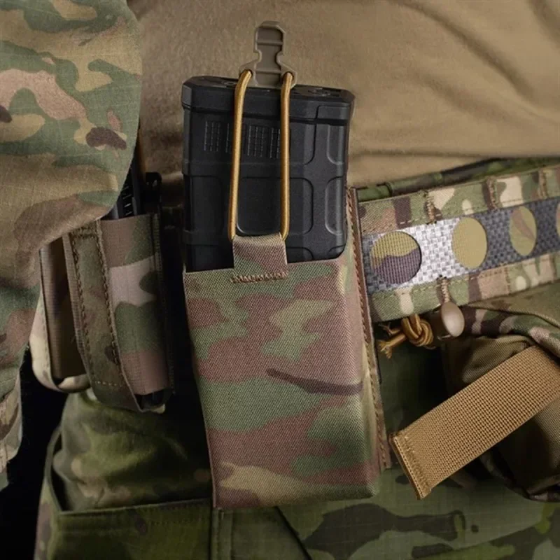 ERQYGRA-bolsa táctica para una sola revista, riñonera para caza, sistema Molle de juego de guerra, funda para Paintball CS, equipo deportivo - imagen 3