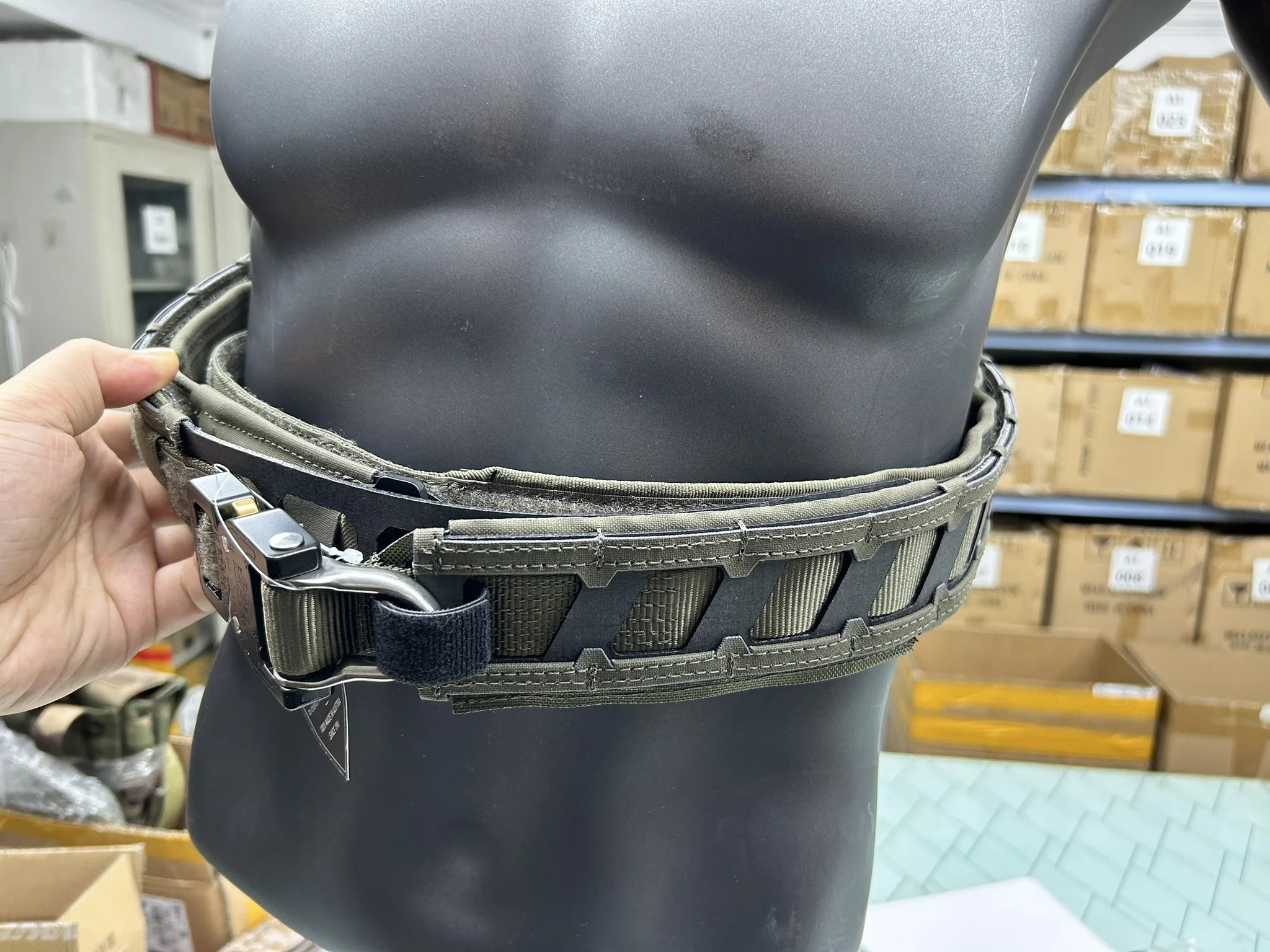 Cinturón táctico MOLLE magnético multifunción EDC para entrenamiento - imagen 2