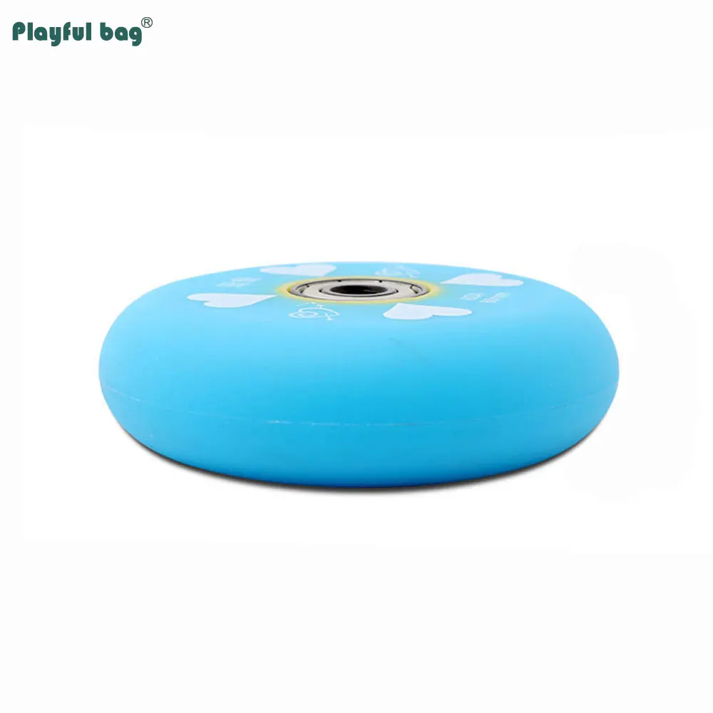 Patines de una sola fila, ruedas especiales de PU 83A, 62-80MM, resistentes al desgaste con rodamientos de ABEC-9, accesorios para patines AMB295 - imagen 3