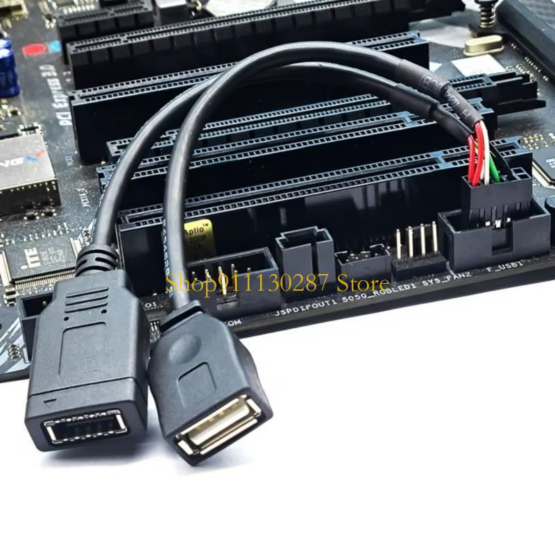 J1HC Adaptador Tipo C Frontal a USB 2.0 Multifunción