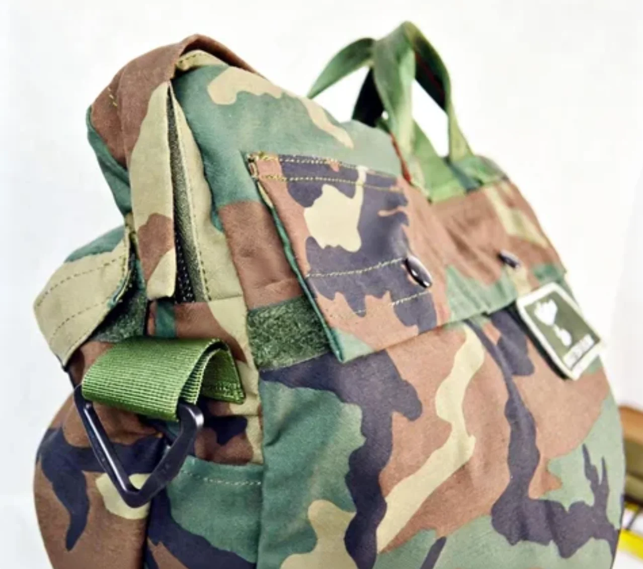 Bolsa transporte casco helicóptero HGU-56 polialgodón camuflaje selva - imagen 5