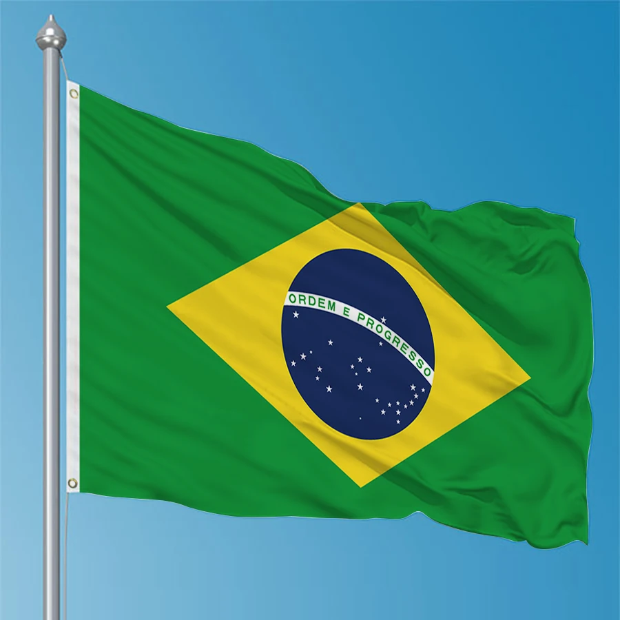 90X150cm bandera de Brasil Br sujetador Brasil banderas de Brasil decoración impresa de poliéster tapiz de pancarta - imagen 5