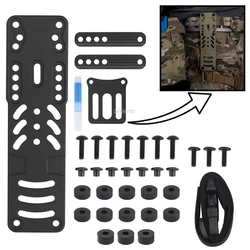 Adaptador de funda de pistola Modular de Metal táctico, Compatible con sistema de bloqueo rápido, plataforma, funda para pistola, accesorios de banda para pierna caída