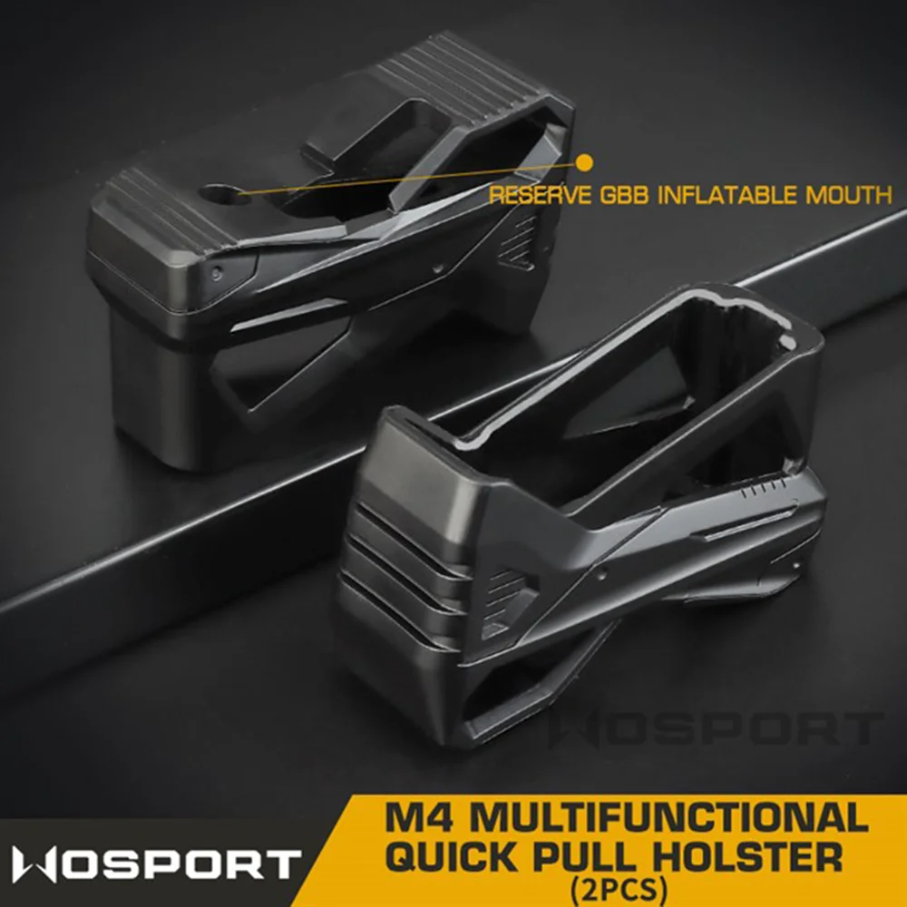 Tirador táctico militar Mag asistido, accesorio para Paintball y Airsoft, 5,56, lazo de goma M4, agarre para revistas (2 piezas) - imagen 4