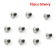 10pcs Silvery