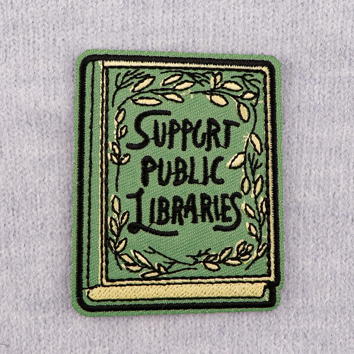 Parches para amantes de los libros en ropa, entusiastas de la lectura, parches bordados para planchar para ropa, accesorio de apliques de rayas DIY - imagen 2