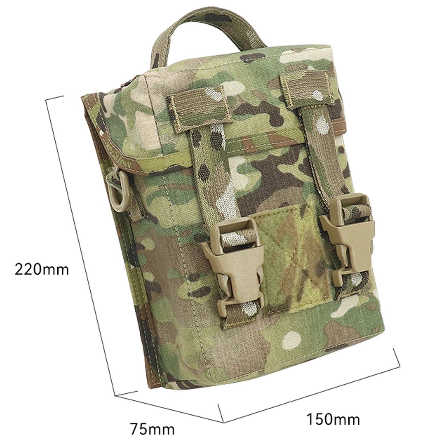 Paquete Binocular táctico MOLLE grueso, estuche para gafas de visión nocturna para exteriores con acolchado protector y hebilla de liberación rápida - imagen 5