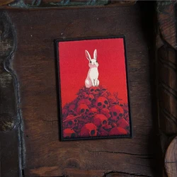 Parche táctico velcro calavera conejo – Diseño militar