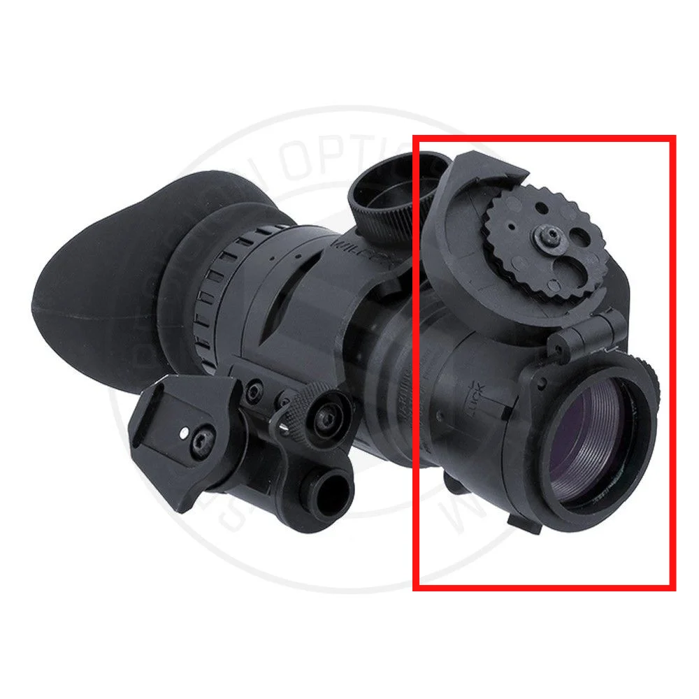 Tapa de protección de lente ajustable, tapa de alcance para visión nocturna PVS14/31/18, cubierta de enfoque de protección NVG - imagen 3