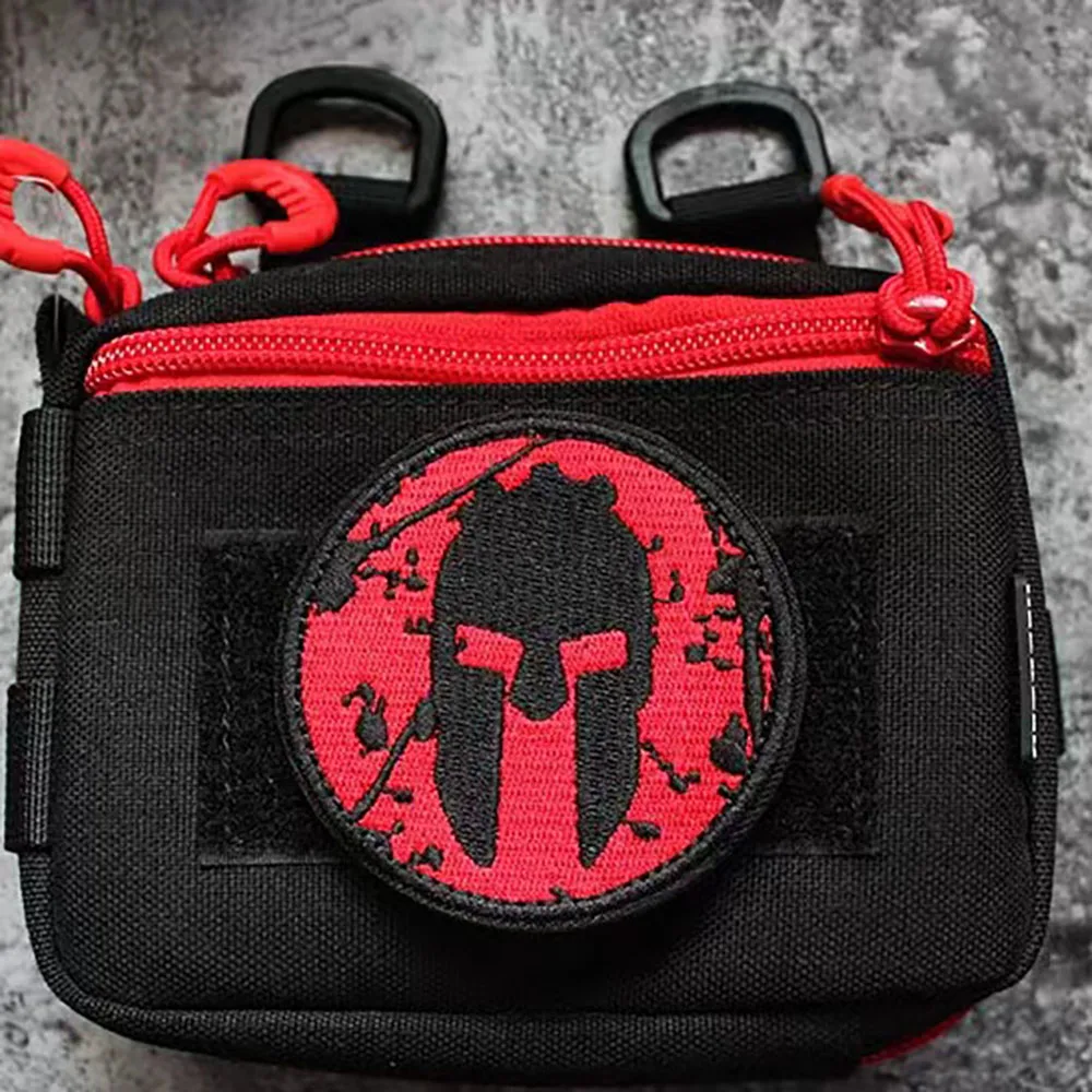 Parche espartano MOLLE bordado para casco táctico militar - imagen 5