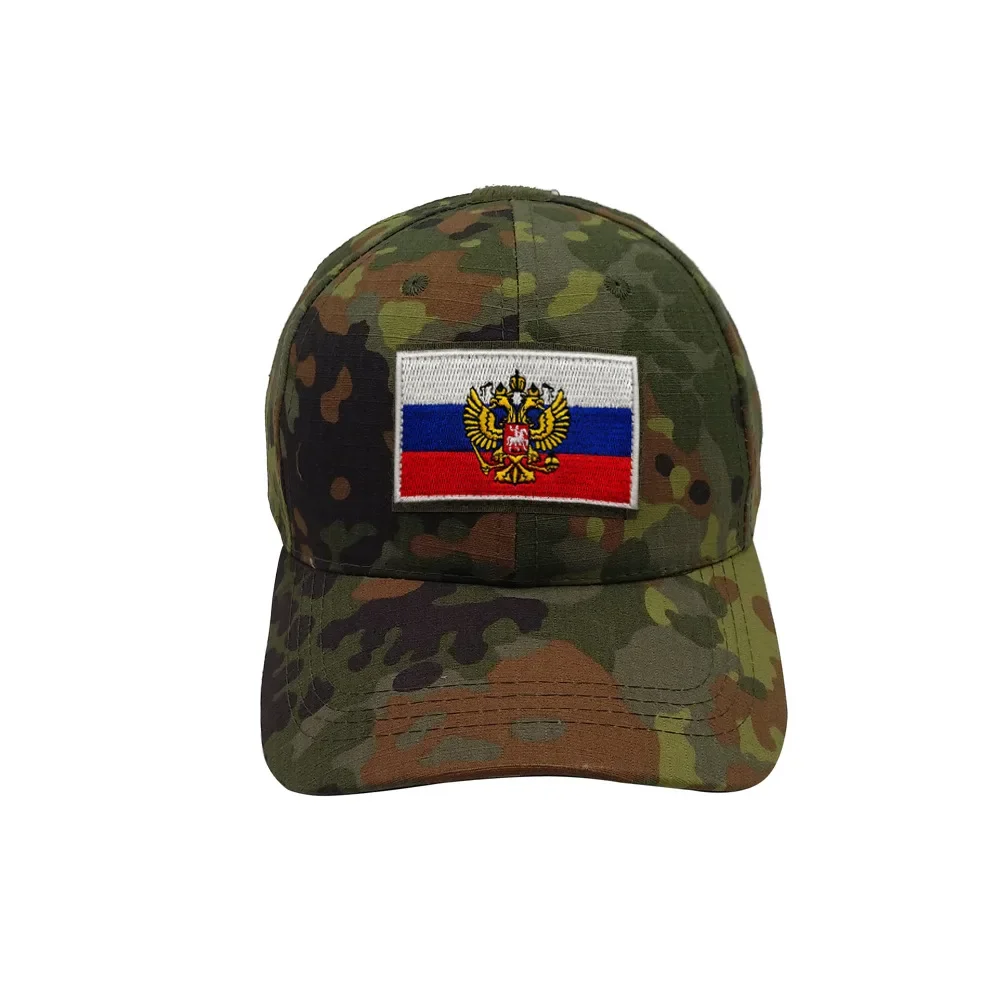 Insignia de moral de abanico militar ruso, brazalete con bandera tricolor de águila de dos cabezas, parche mágico, parches de accesorios de ropa de goma suave - imagen 5