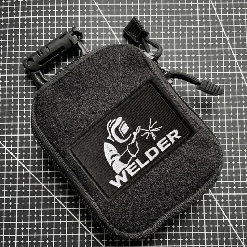 Parche WELDER, insignia de moral táctica, gancho bordado y bucle, mochila, ropa, accesorios decorativos, pegatina, brazalete - imagen 3