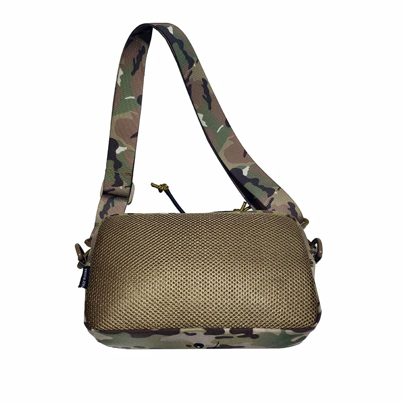 Bolso de hombro multifuncional para deportes de ciclismo, riñonera táctica ligera para colgar en el pecho, a la moda, para exteriores - imagen 3