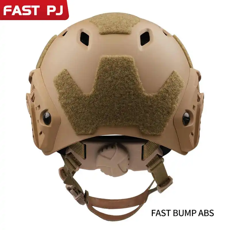 Casco táctico de entrenamiento de paracaídas FAST BUMP ABS de alta resistencia para escalada al aire libre persona Real casco anticolisión de campo - imagen 4