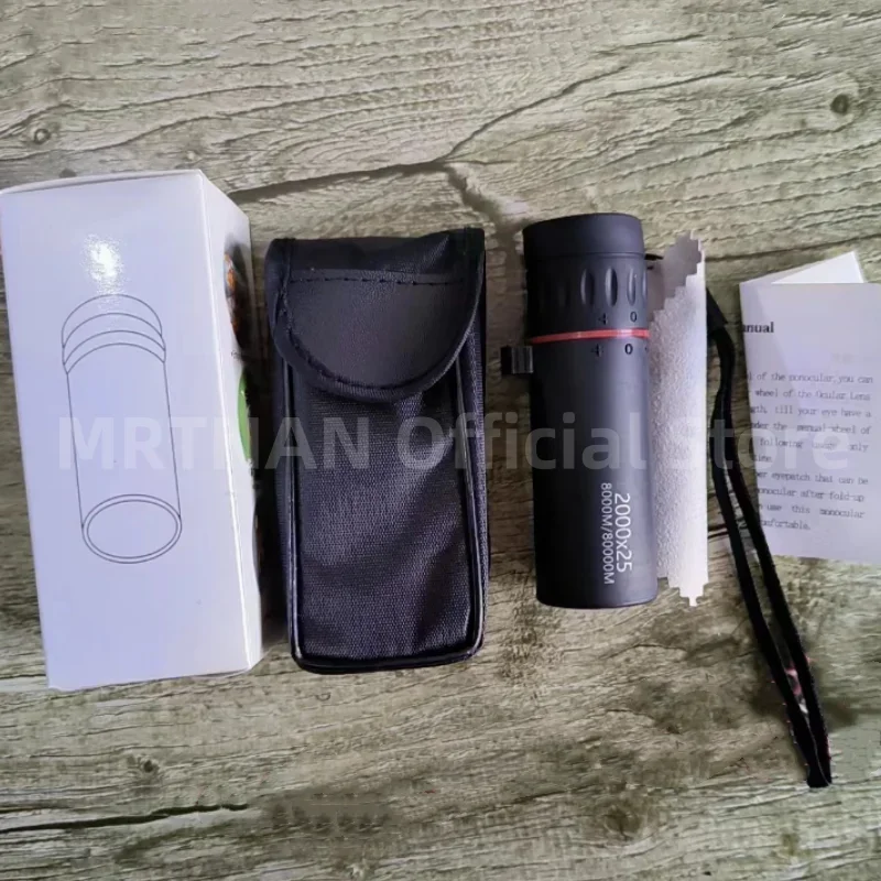 Monocular de visión nocturna HD impermeable para aves y camping