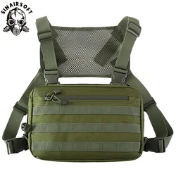 Chaleco táctico MOLLE para exteriores – kit de reconocimiento Airsoft