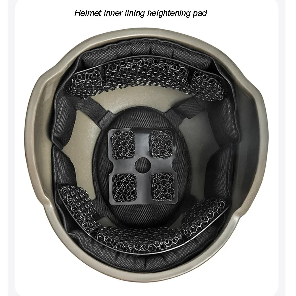 Almohadilla para casco de celosía de alta elasticidad reductora de estrés transpirable para deportes al aire libre 3D - imagen 4