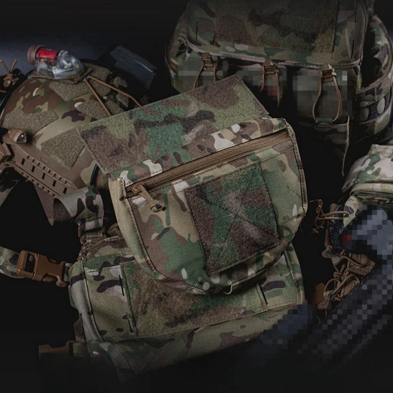 Bolsa de accesorios grande FC, camiseta sin mangas para exteriores/expansión colgante en el pecho, almacenamiento multifuncional, bolsa abdominal inferior - imagen 3