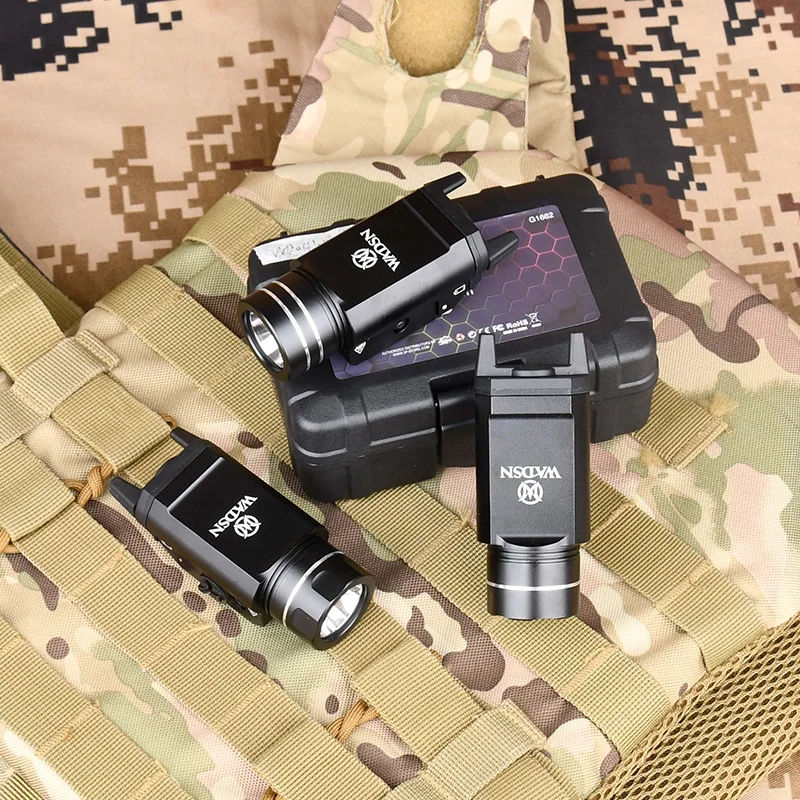 Lámpara colgante para pistola táctica TR 1 HL, luz estroboscópica de Metal de 800 lúmenes, potente linterna CNC para Glock 17, 19, X300, X400, Airsoft de caza - imagen 2