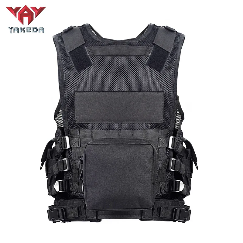 YAKEDA Outdoor Tactical Vest Multi-functional Breathable Training Vest Mesh Camouflage Vest Protective Equipment - imagen 5