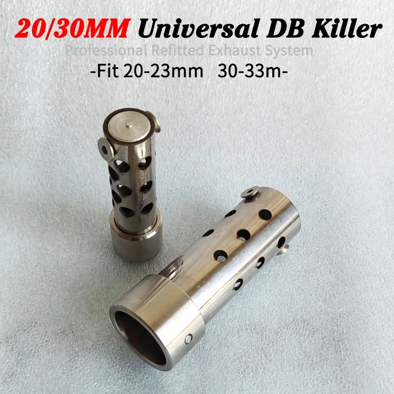 20/25/30/35mm tubo de escape de motocicleta silenciador enchufe modificación reducción de ruido silenciador universal - imagen 3