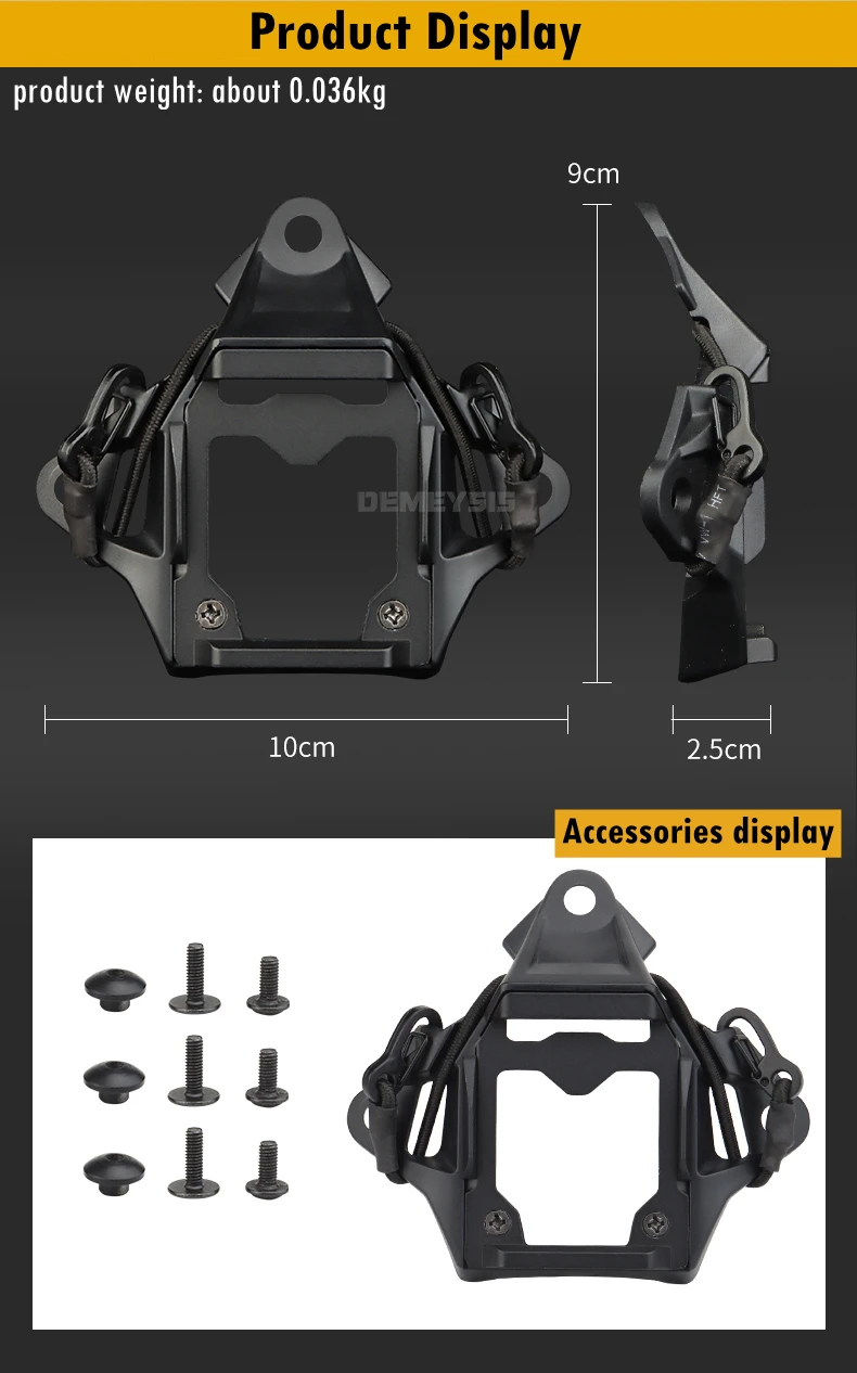Adaptador NVG VAS - Uso en campo